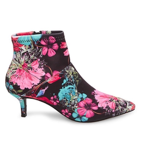 steve madden floral booties